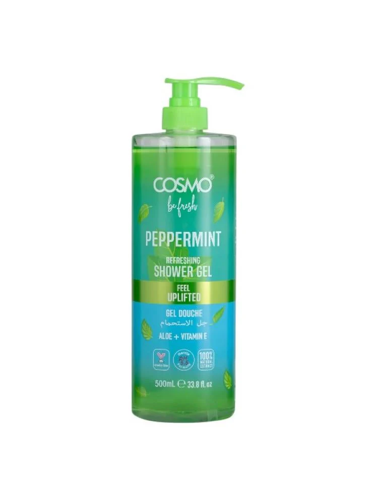 Be Fresh Peppermint Body Shower (500ml) Gel by Cosmo