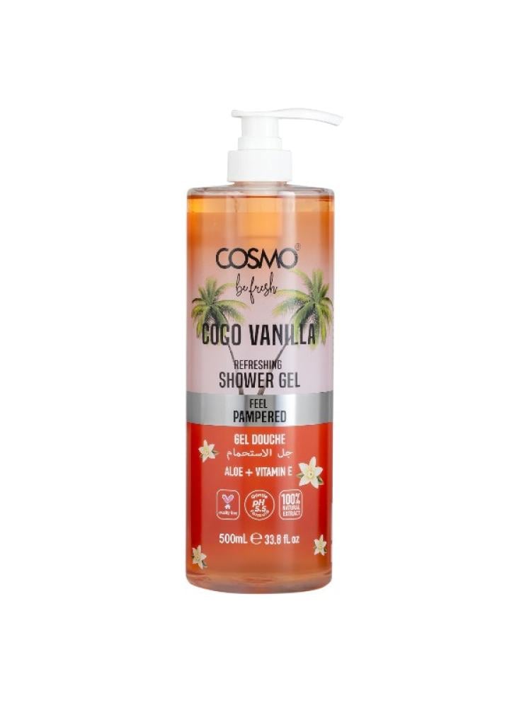 Be Fresh Cocoa Vanilla Body Shower (500ml) Gel by Cosmo