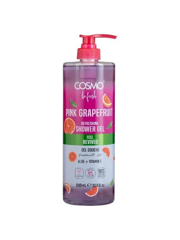 Be Fresh Pink Grapefruit Body Shower (500ml) Gel by Cosmo