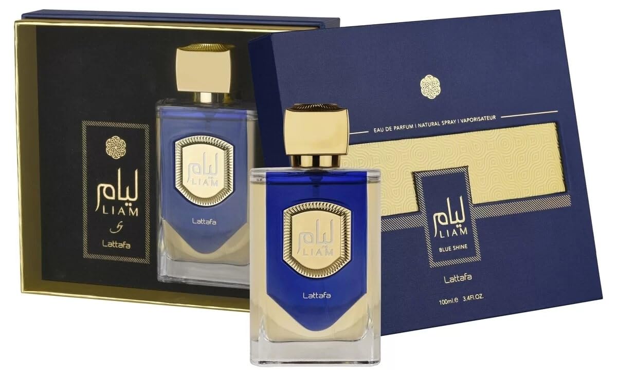 Liam Blue Shine EDP (100ml) perfume spray by Lattafa | Khan El Khalili