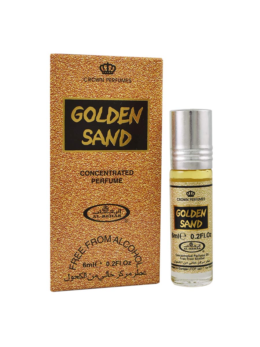 Golden Sand roll on oil (6 ml) by Al Rehab | Khan El Khalili