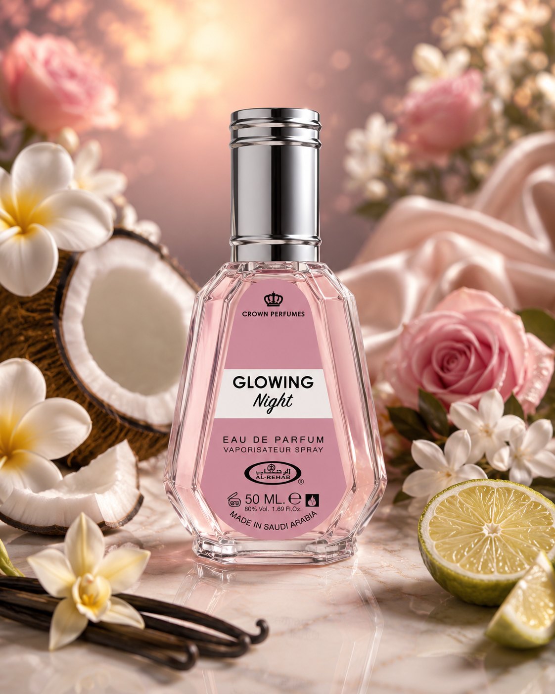 Glowing Night (50ml) Spray Perfume by Al Rehab