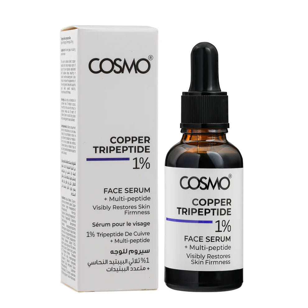 1% Copper Tripeptide + Multi-peptide (30ml) Face Serum by Cosmo