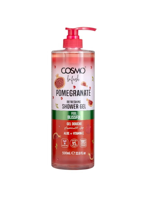 Be Fresh Pomegranate Body Shower (500ml) Gel by Cosmo