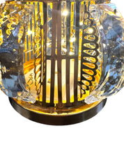 Gold Fancy Ramadan Lantern Fanoos with LED String Lights | Khan El Khalili