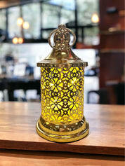 Gold Ramadan Lantern Lamp with LED Light | Khan El Khalili