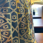 Black & Gold Arabian Arabesque Style Tea /Coffee Thermos