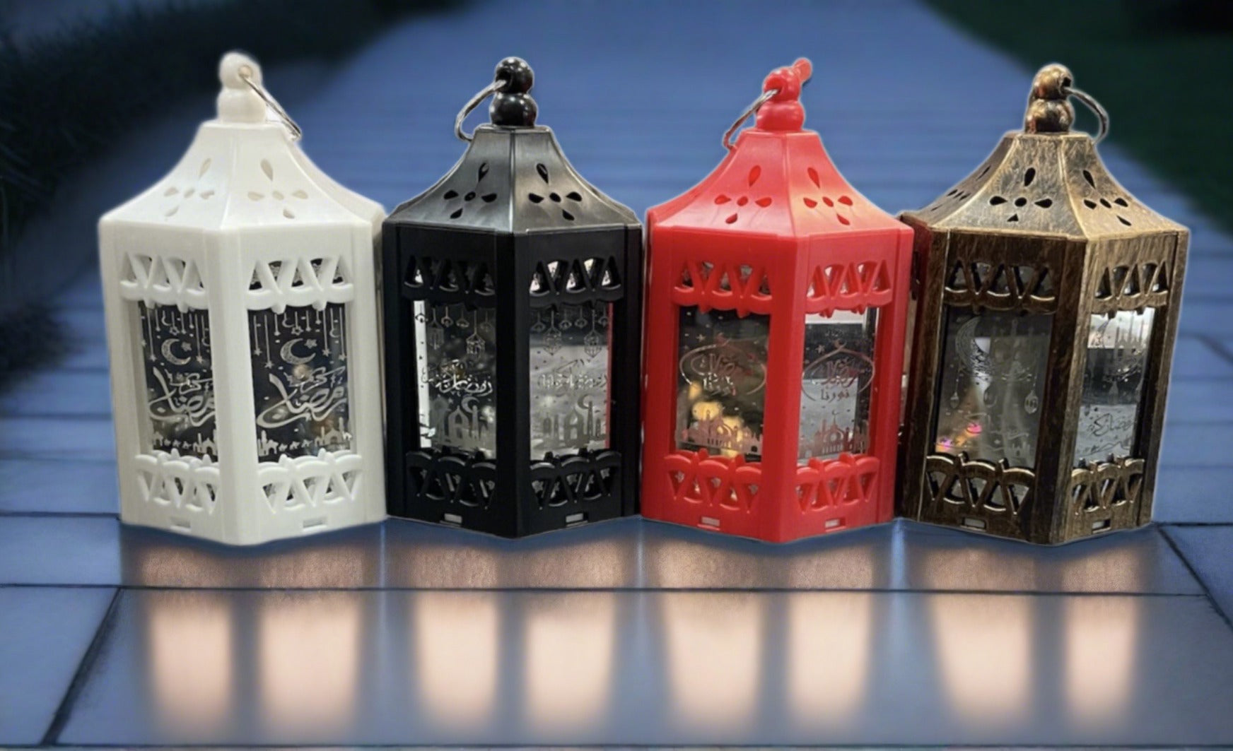 Mini Fanoos Ramadan Mini Solid Color Lantern/ Fanoos – Khan El Khalili Warehouse