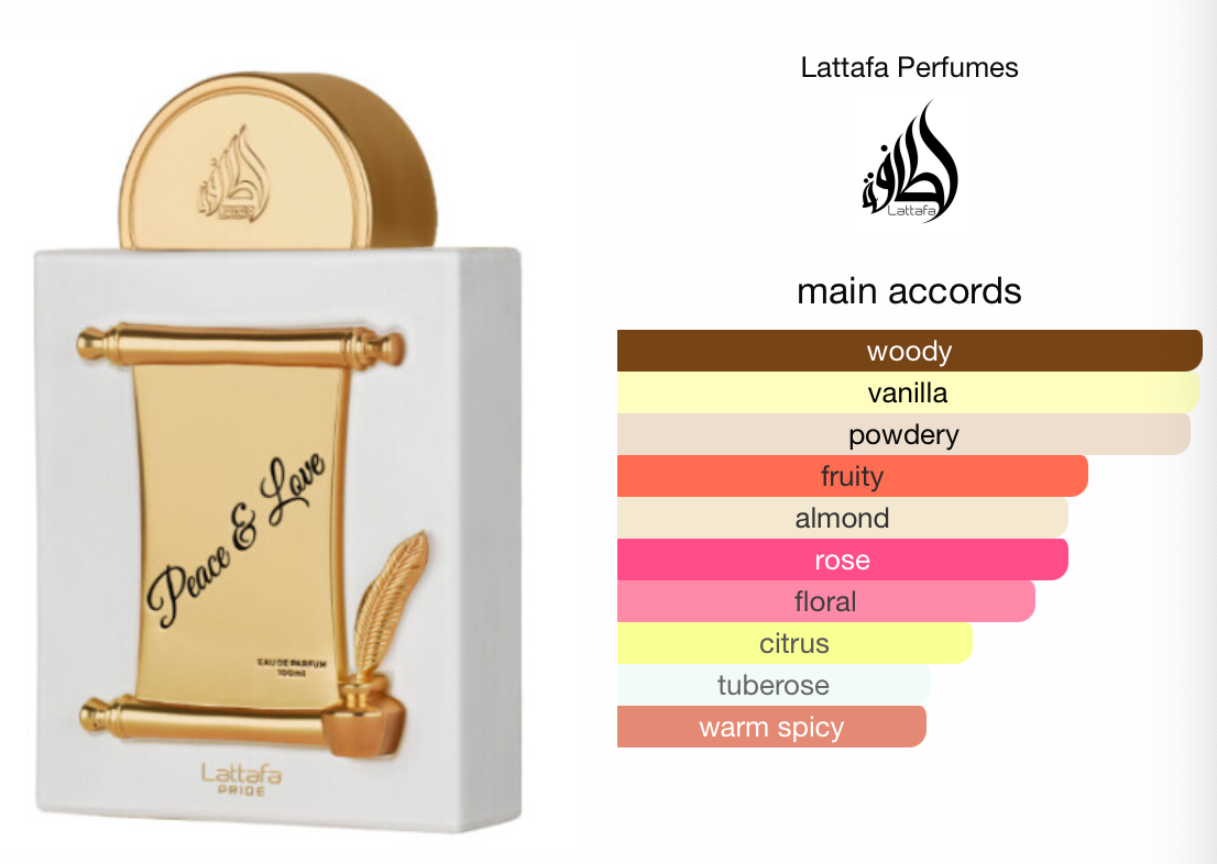 Peace & Love (100ml) by Lattafa Pride – Khan El Khalili Warehouse Peace & Love (100ml) by Lattafa Pride – Khan El Khalili Warehouse