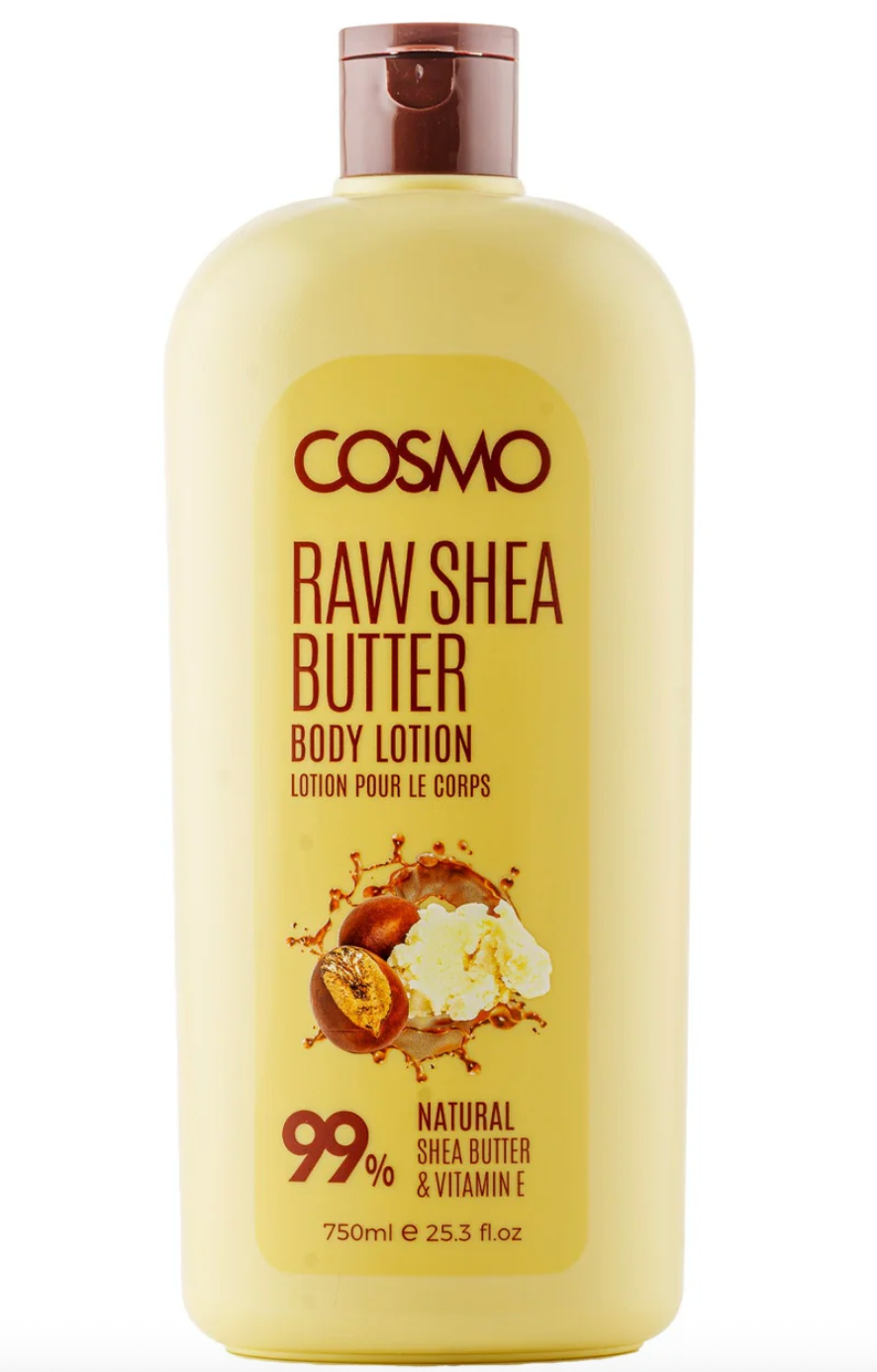 Cosmo Raw Shea Butter Body Lotion 99% Natural 750ml