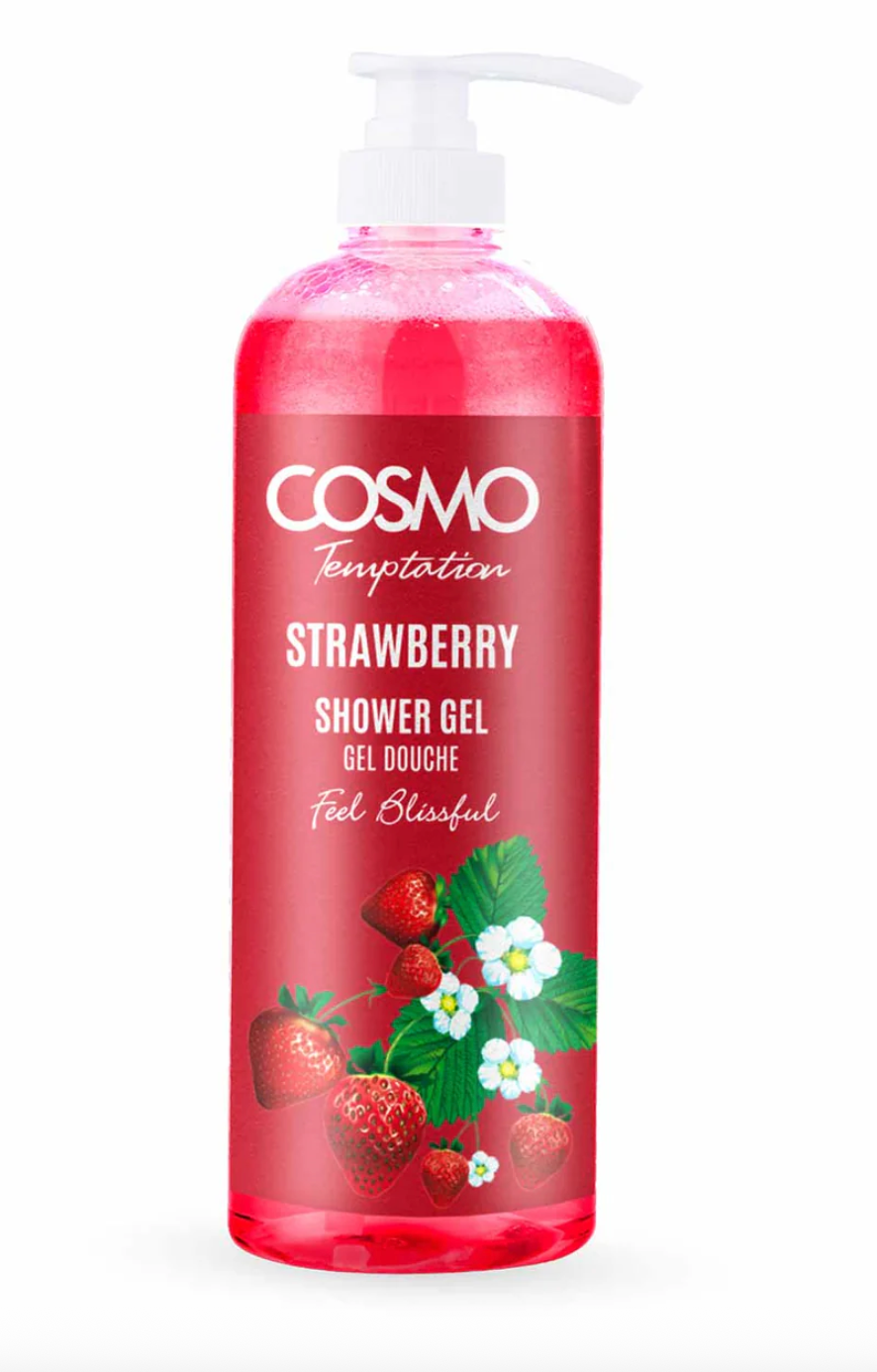 Cosmo Temptation Strawberry Shower Gel 1000ml