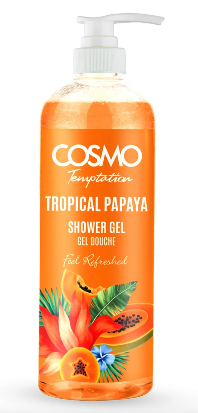 Cosmo Temptation Papaya Shower Gel 1000ml