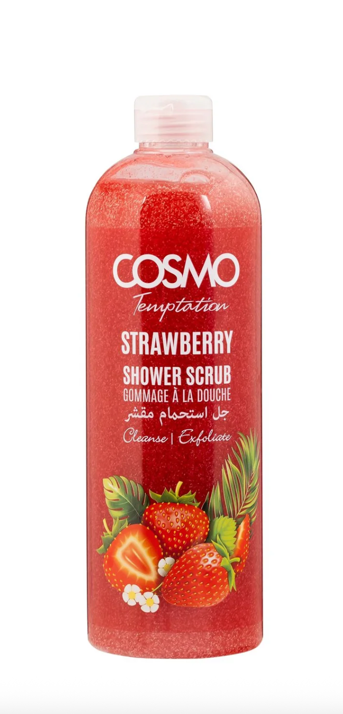 Cosmo Temptation Strawberry Shower Scrub 1000ml