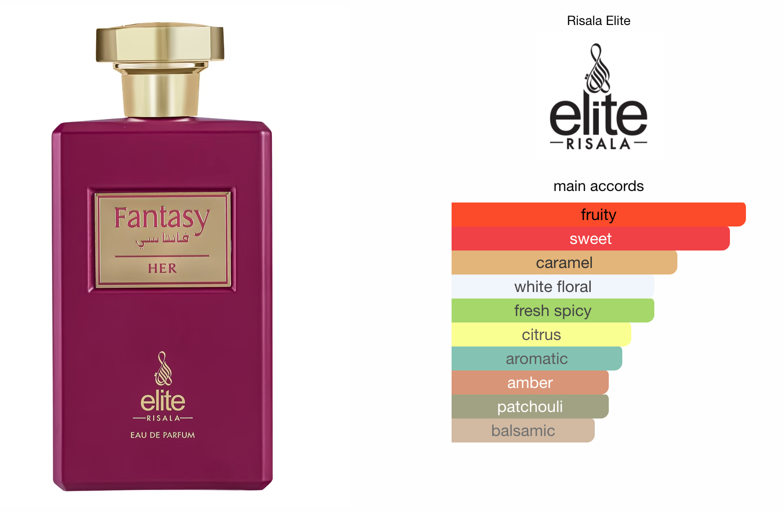Elite Fantasy Her (100ml) Perfume Spray by Risala