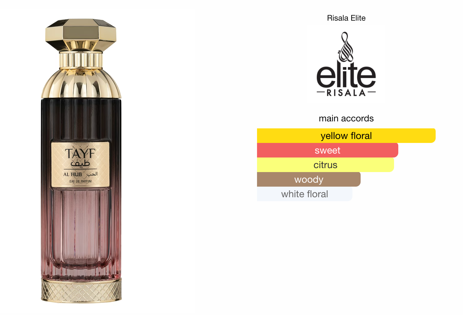 Tayf Al Hub (150ml) Risala Elite Perfume Spray by Risala