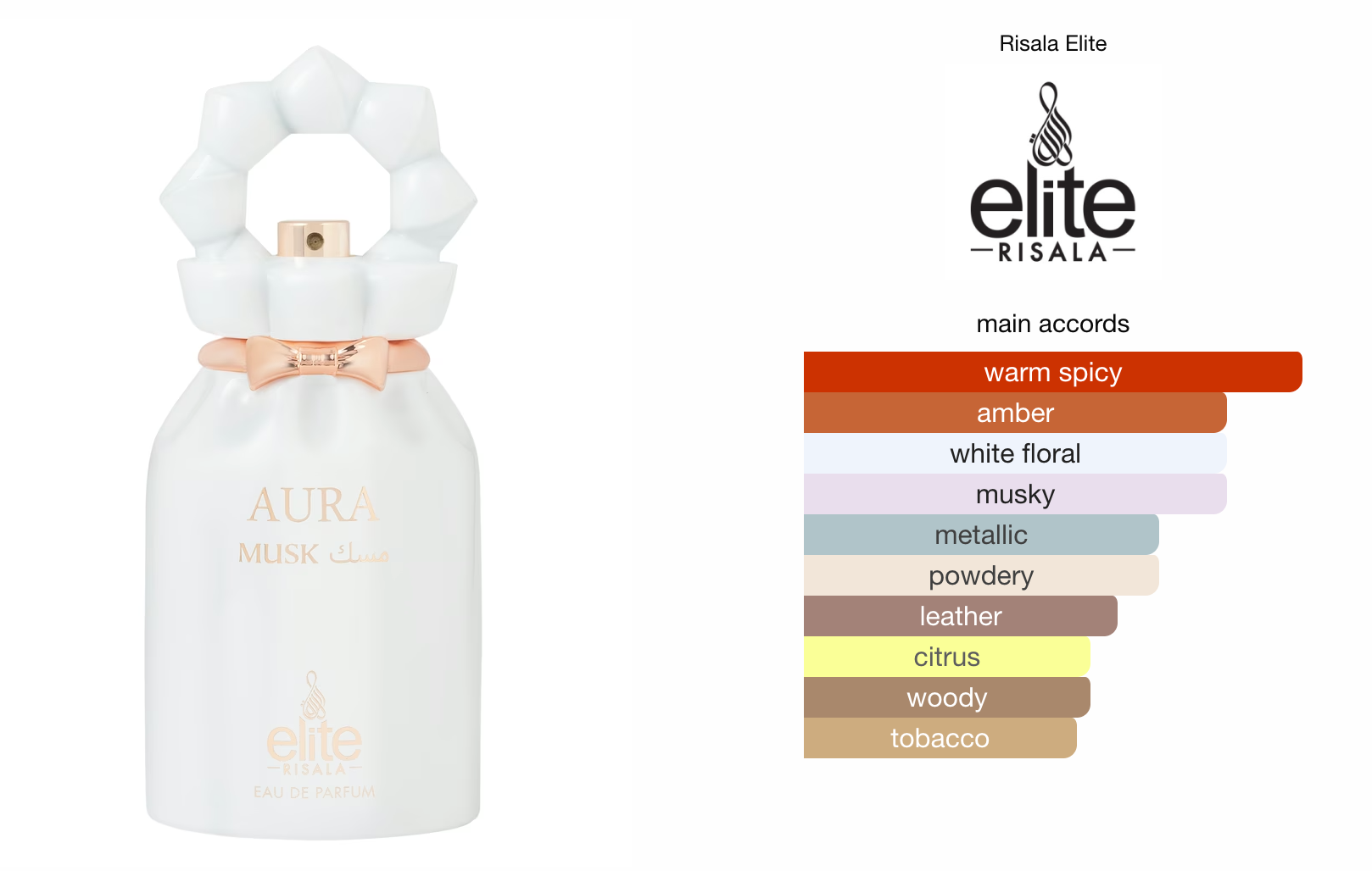 Aura Musk (100ml) Risala Elite Perfume Spray by Risala