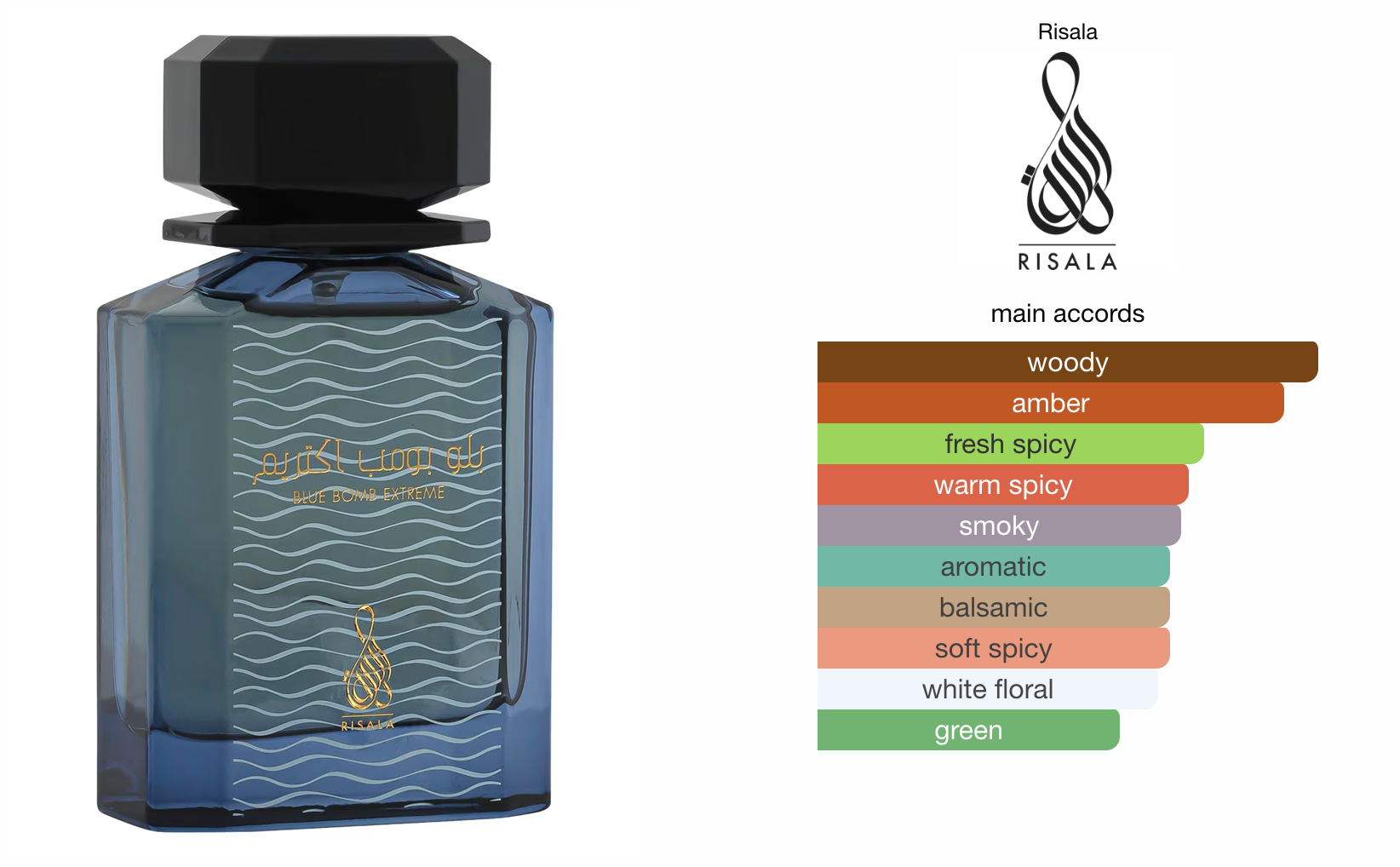 Blue Bomb Extreme EDP(100ml) Perfume Spray by Risala