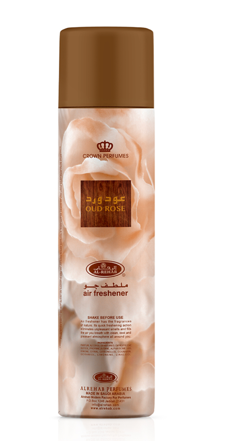 Oud Rose 300ml Air Freshener By Al Rehab