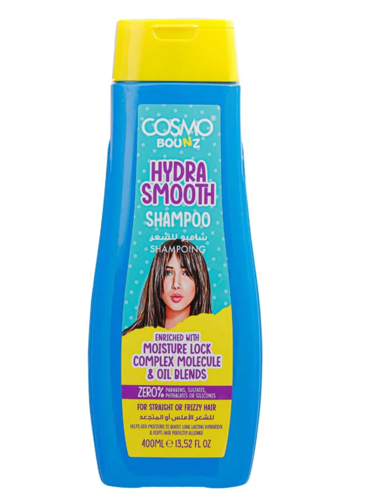 Hydra Smooth 400ml Hair Shampoo by Cosmo Bounz