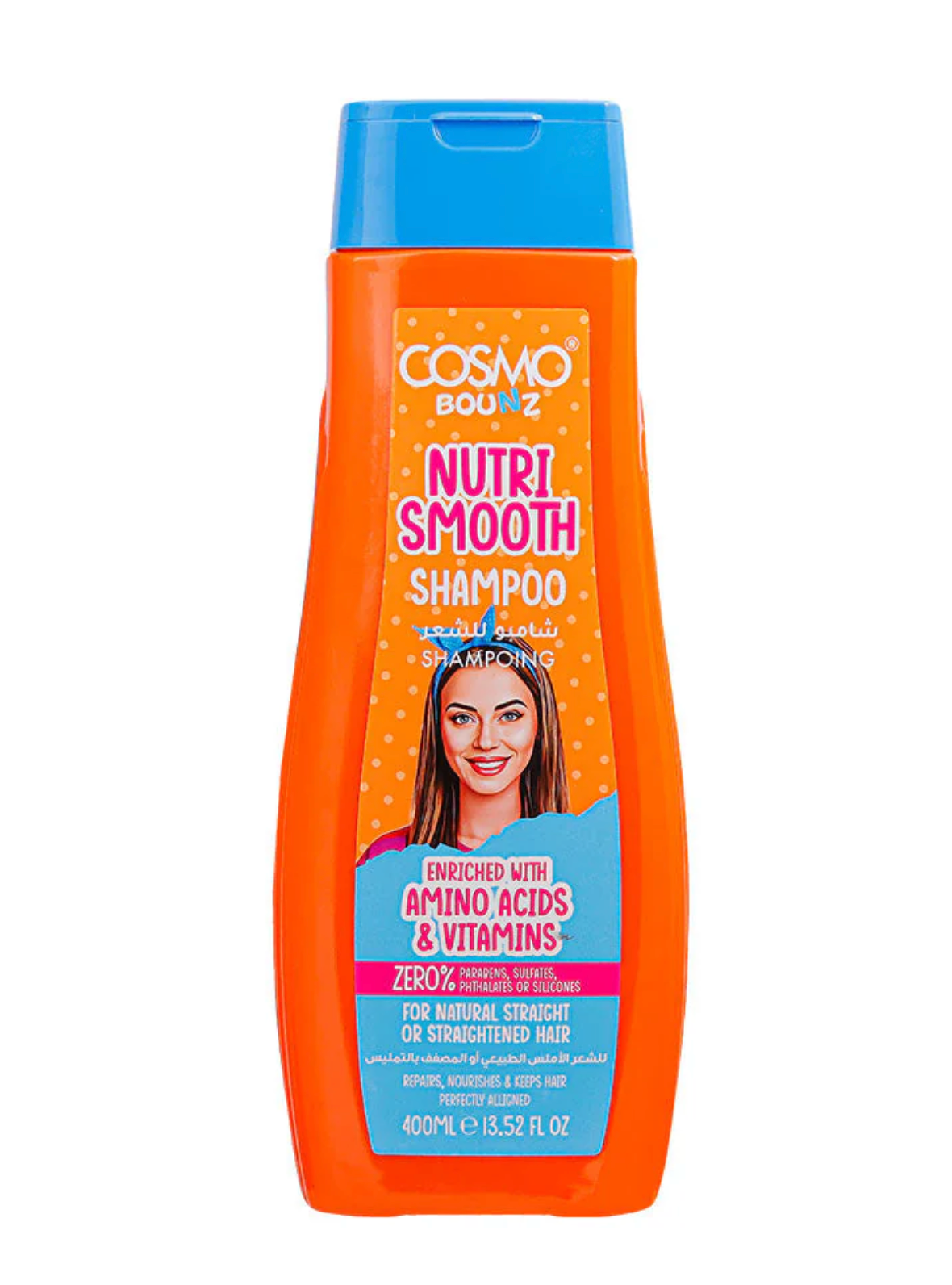 Nutri Smooth 400ml Hair Shampoo by Cosmo Bounz