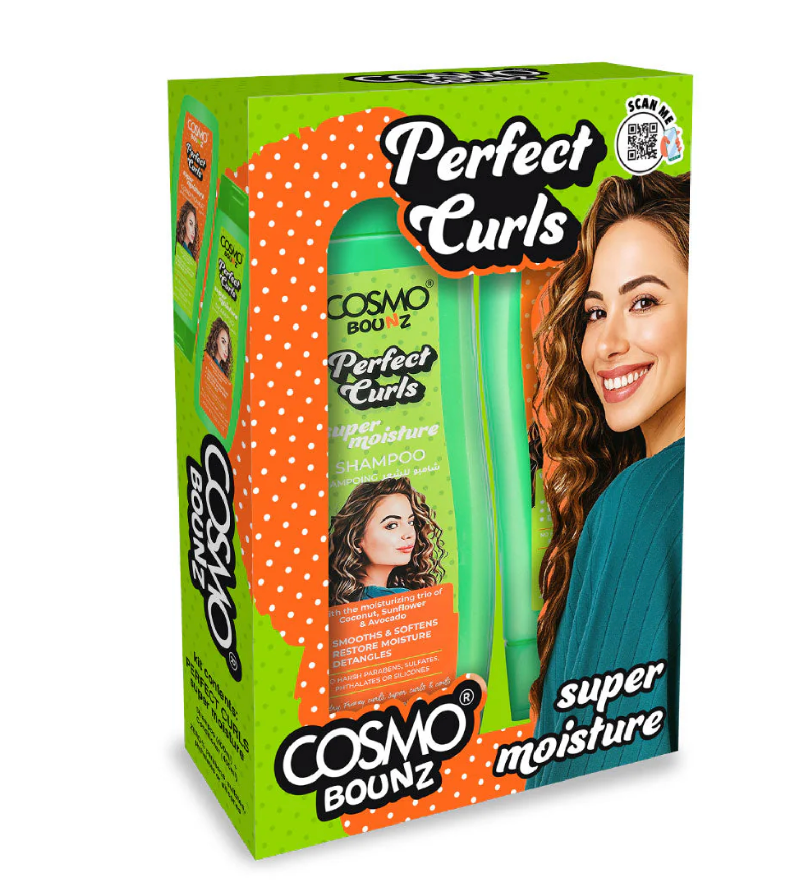 Super Moisture 2 pc Shampoo & Conditioner (400ml) Set Cosmo Bounz