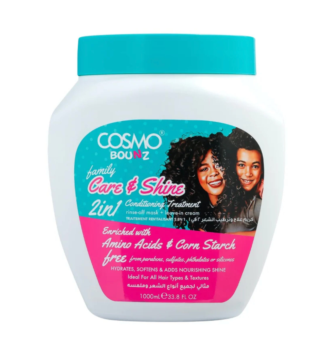 Family Care & Shine 2 In 1 Conditioning Treatment (1000ml) by Cosmo Bounz