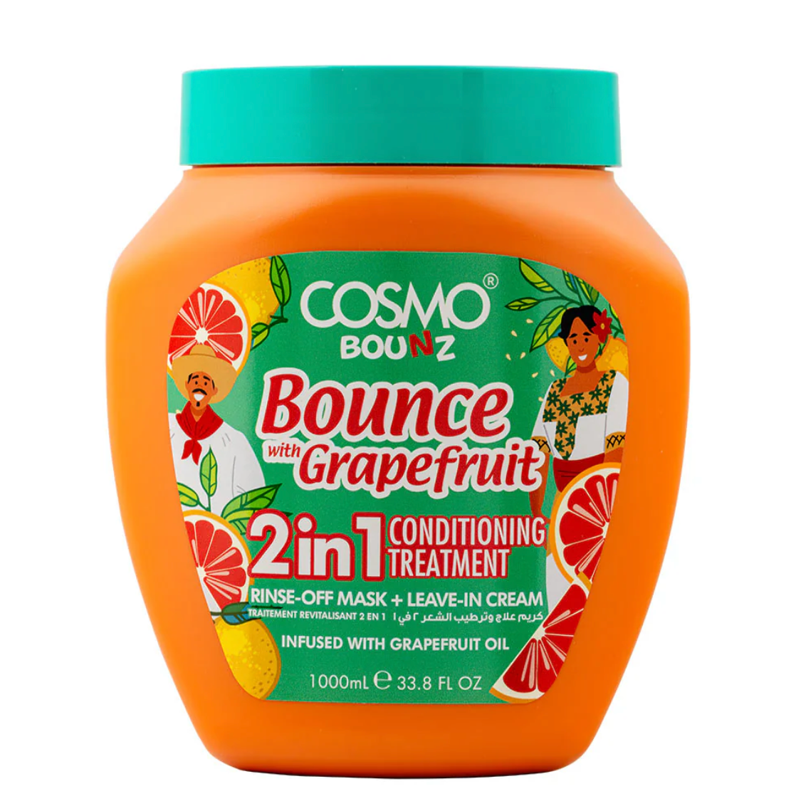 Bounz Bounce With Grapefruit 2 In 1 Conditioning Treatment (1000ml) by Cosmo Bounz
