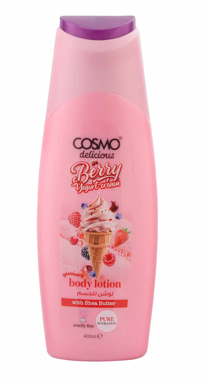 Delicious Berry Yogurt Cream (400ml) Body Lotion by Cosmo