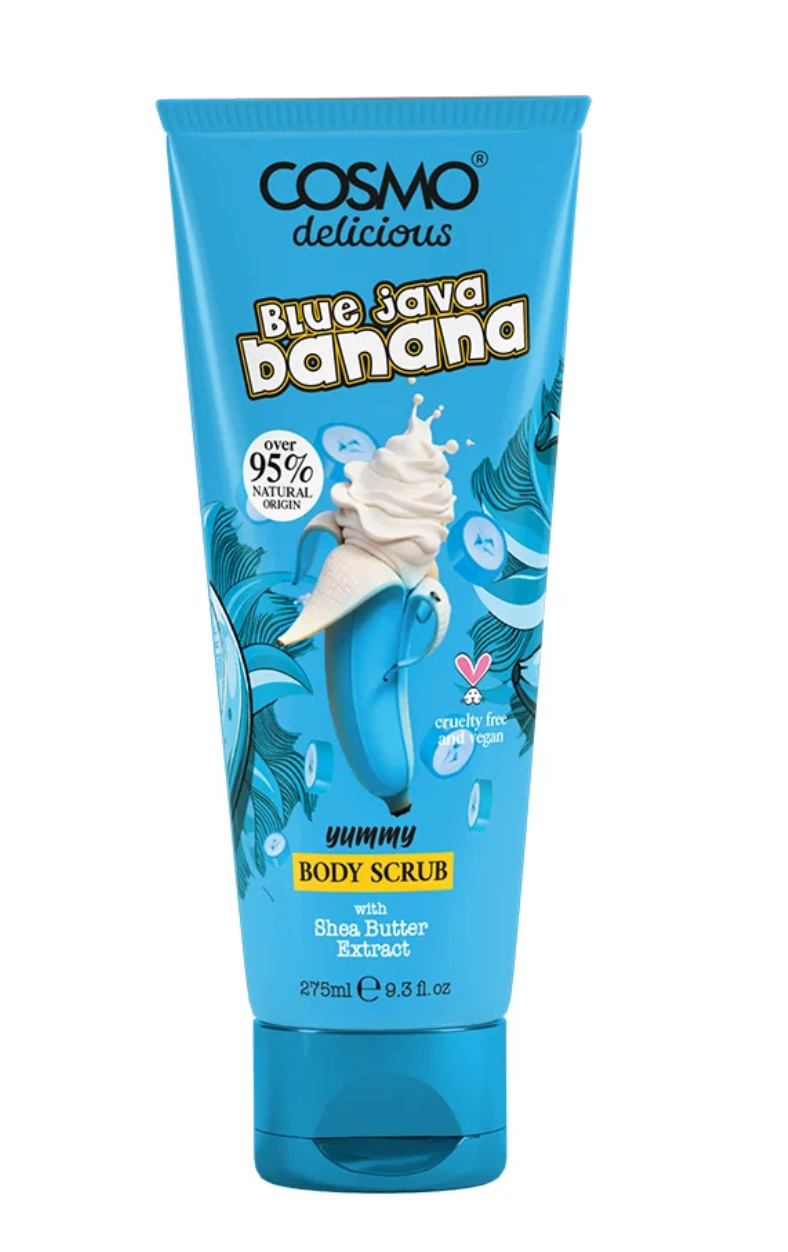 Delicious Blue Java Banana (275 ml) Body Scrub by Cosmo