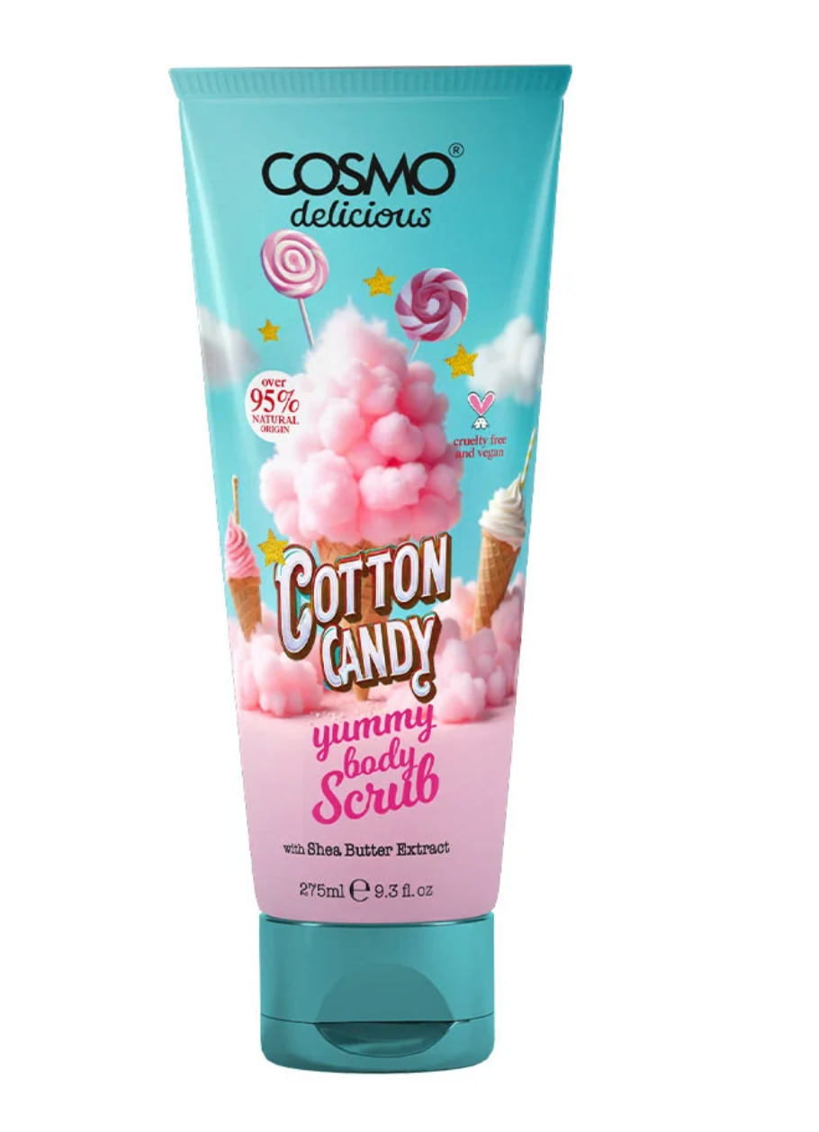 Delicious Cotton Candy (275 ml) Body Scrub by Cosmo