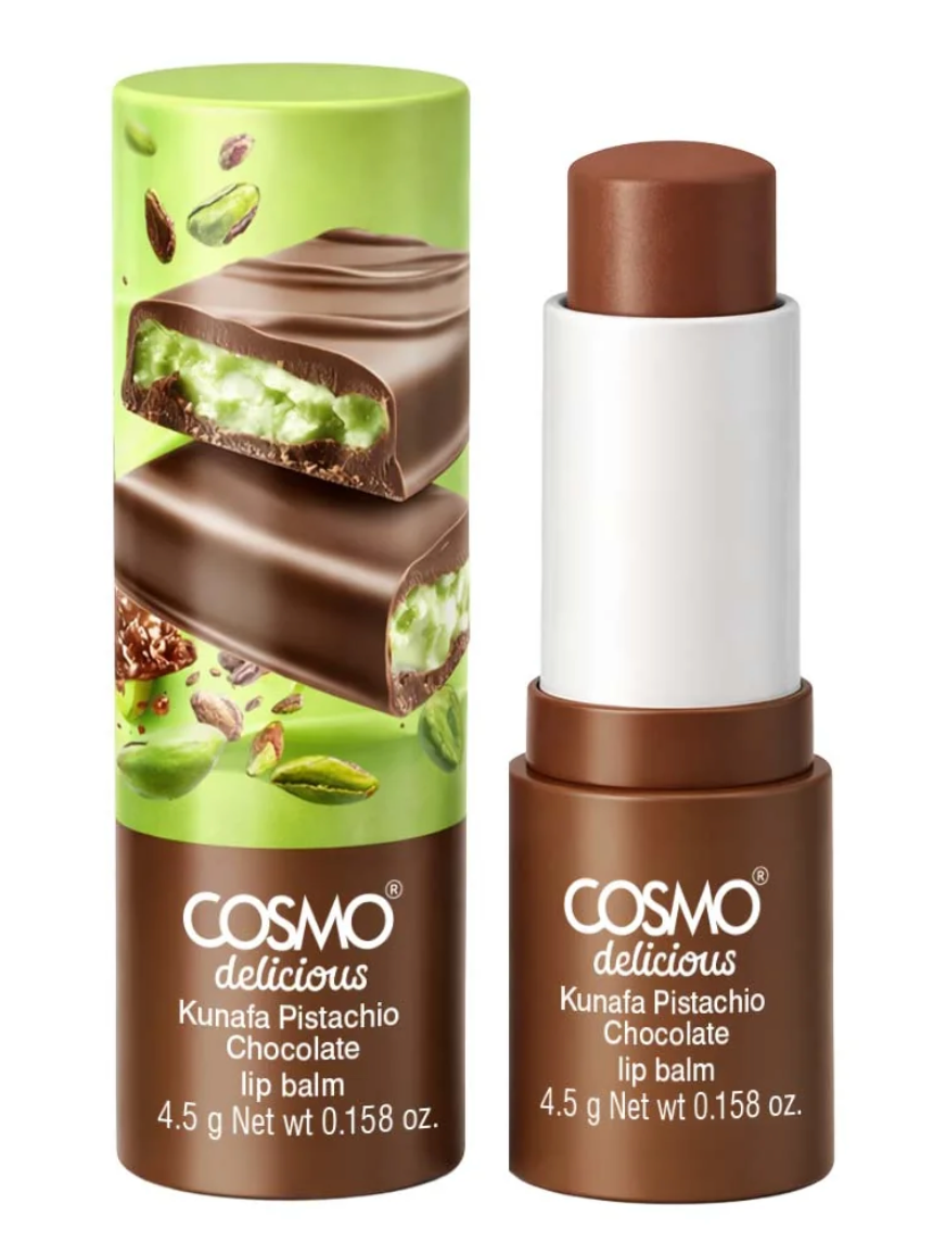 Kunafa Pistachio Chocolate (4.5 gm) Lip Balm by Cosmo