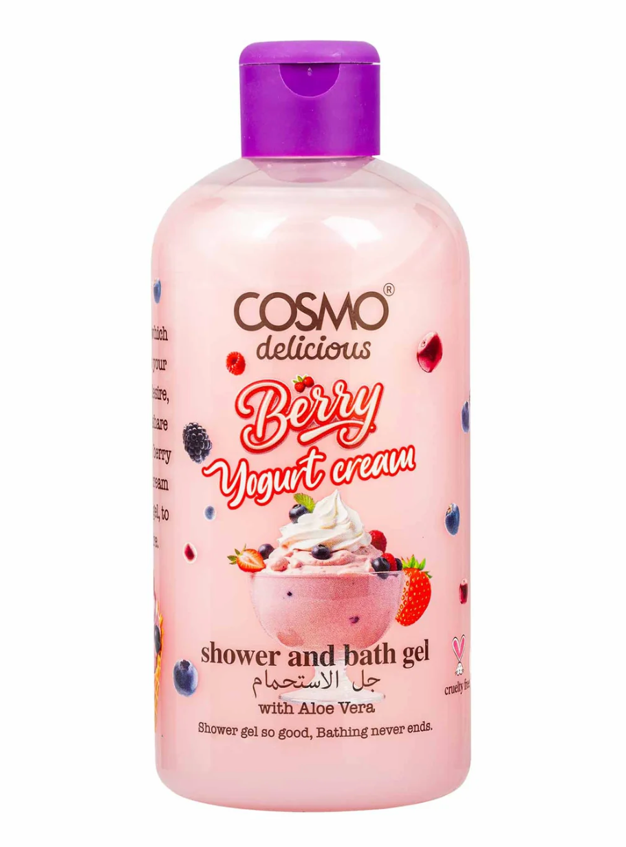 Delicious Berry Yogurt Cream (500ml) Shower & Bath Gel