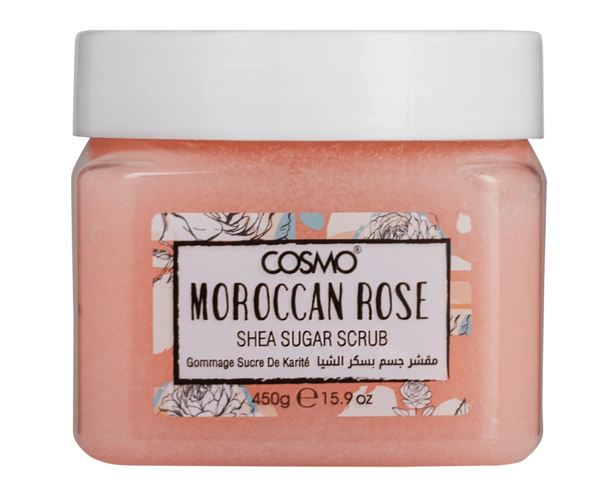 Moroccan Rose Shea Sugar Scrub by Cosmo