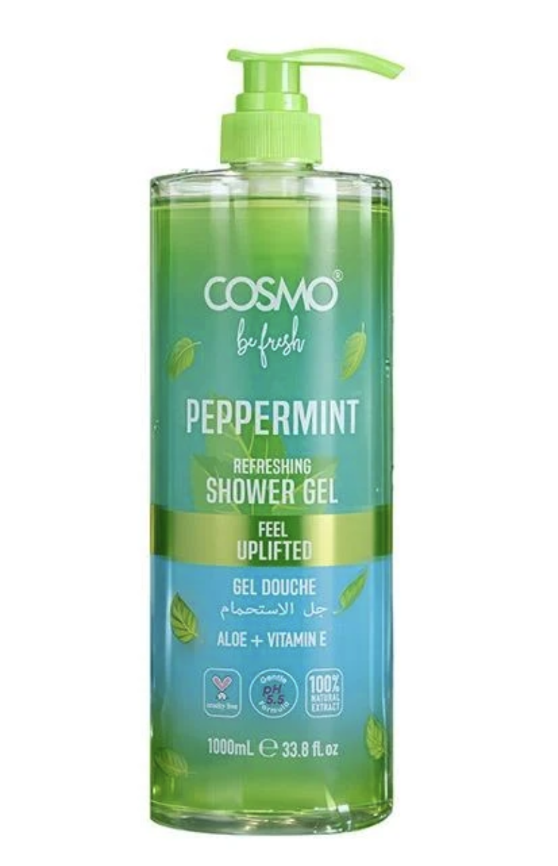 Be Fresh Peppermint (1000ml) Body Shower Gel by Cosmo