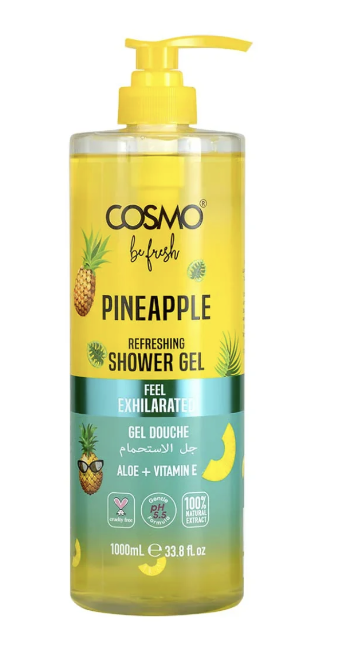 Be Fresh Pineapple (1000ml) Body Shower Gel by Cosmo