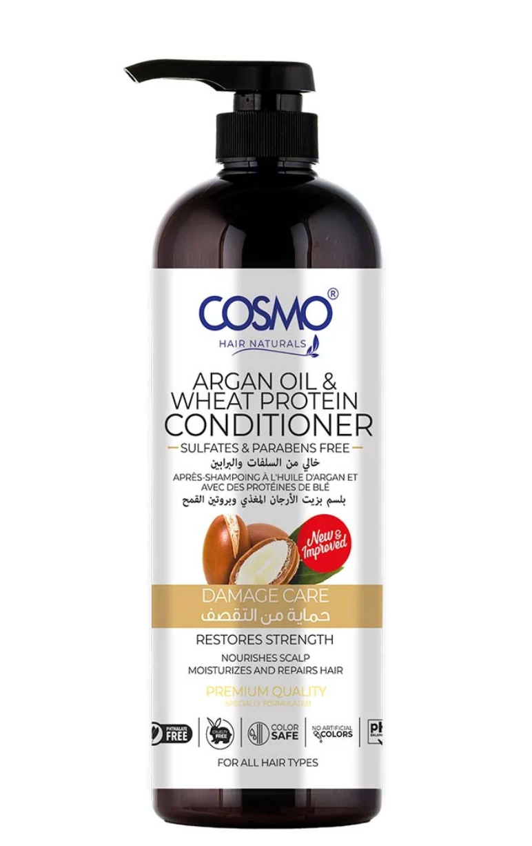 Argan Oil & Wheat Protein (480ml) Conditioner by Cosmo