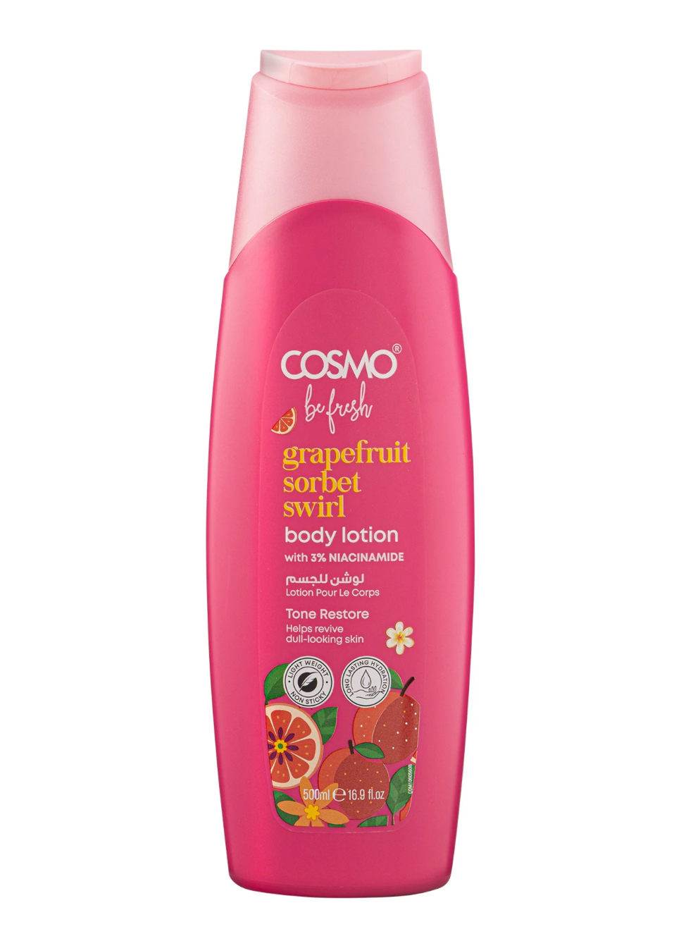 Be Fresh Grapefruit Sorbet Swirl (500ml) Body Lotion by Cosmo