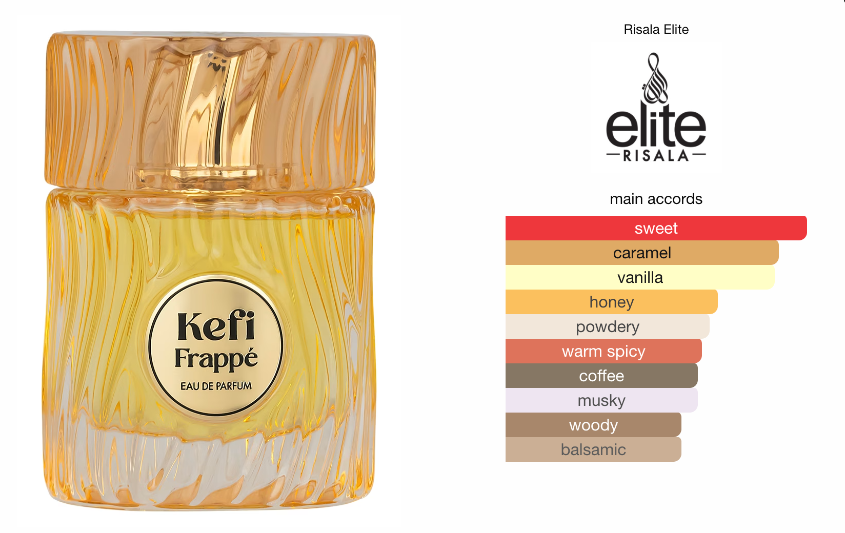Elite Kefi Frappe (100ml) Perfume Spray by Risala – Khan El Elite Kefi Frappe (100ml) Perfume Spray by Risala – Khan El