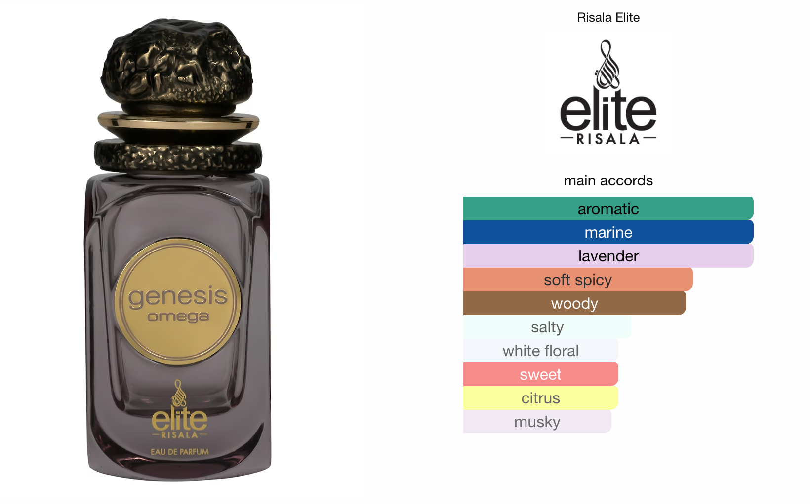 Elite Genesis Omega (100ml) Perfume Spray by Risala