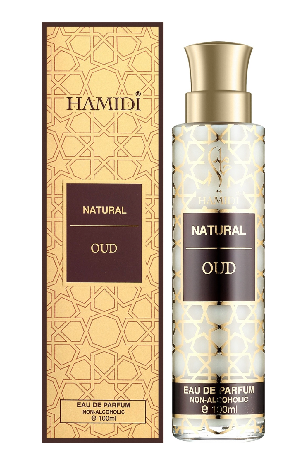 Natural Oud (100ml) Water Perfume By Hamidi