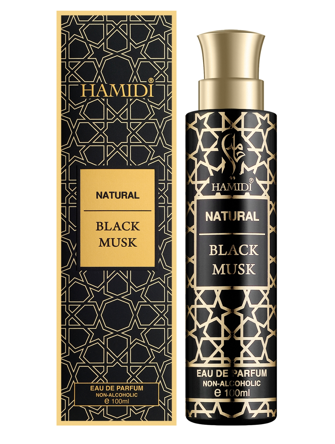 Natural Black Musk (100ml) Water Perfume By Hamidi
