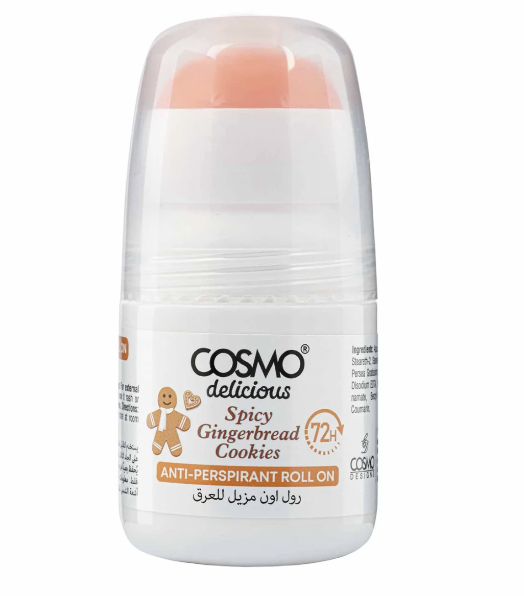 Delicious Spicy Gingerbread Cookie Anti-Perspirant Roll On by Cosmo