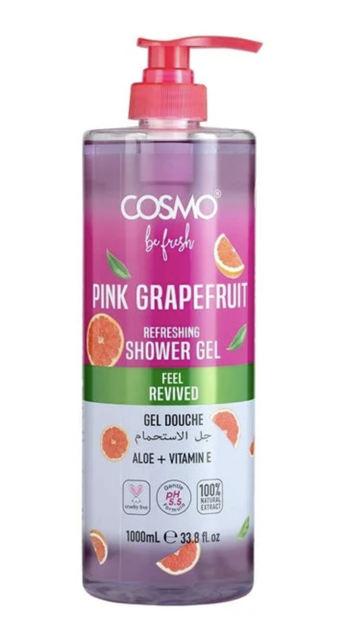 Be Fresh Pink Grapefruit (1000ml) Body Shower Gel by Cosmo