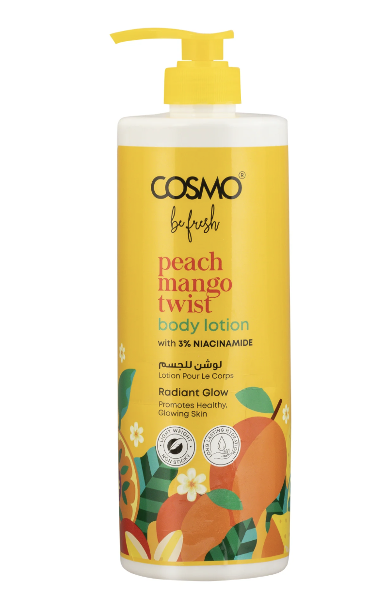 Be Fresh Peach Mango (1000ml) Body Lotion by Cosmo