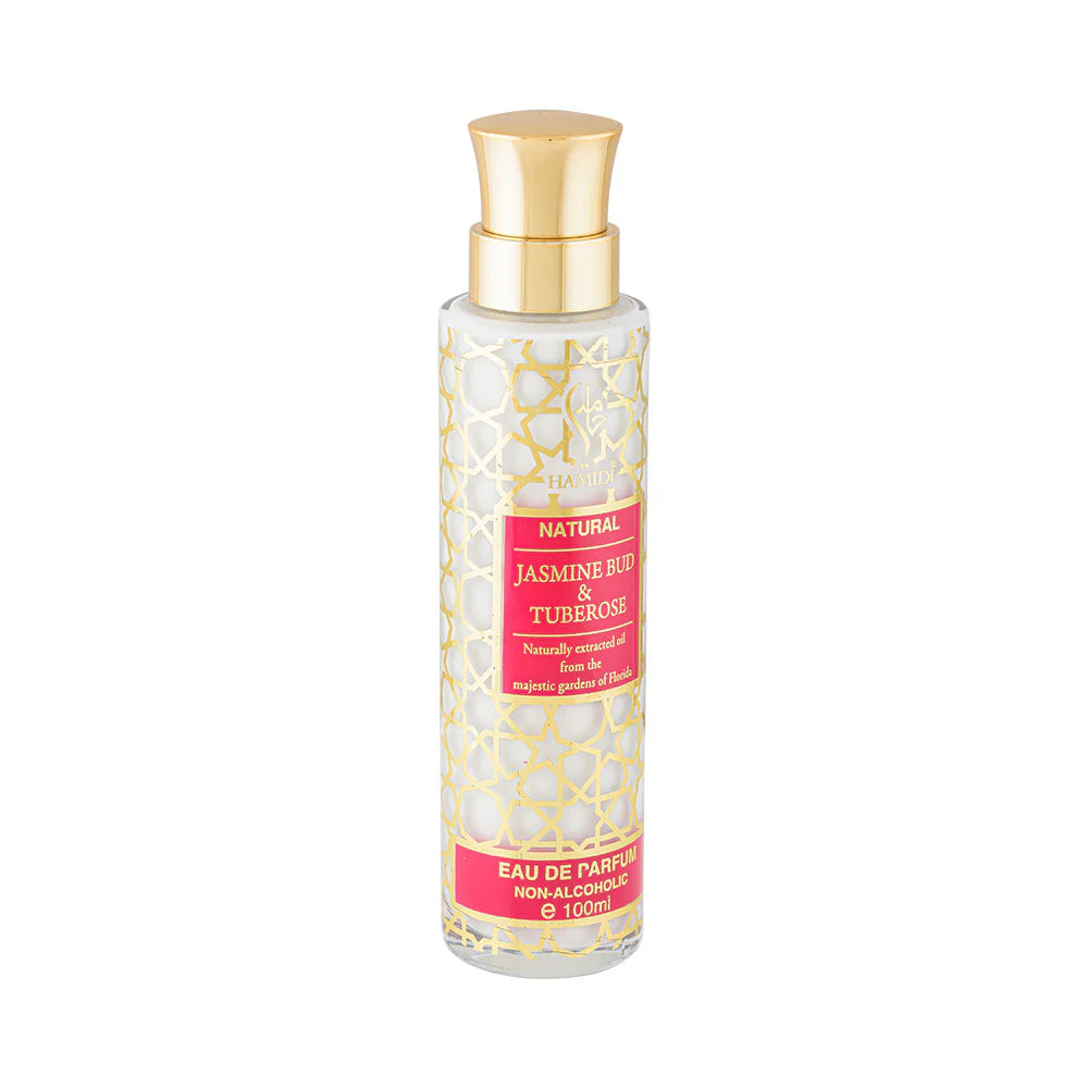 Natural Jasmine Bud & Tuberose (100ml) Water Perfume By Hamidi