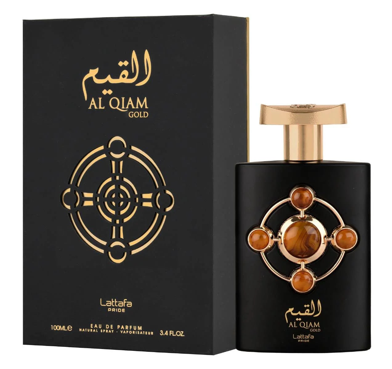 Al Qiam Gold EDP (100ml) spray perfume by Lattafa | Khan El Khalili