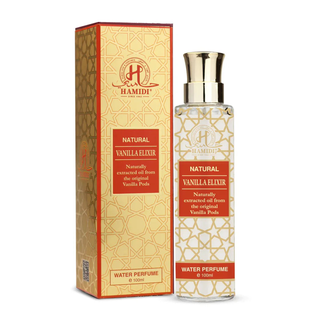 Natural Vanilla Elixir (100ml) Water Perfume By Hamidi