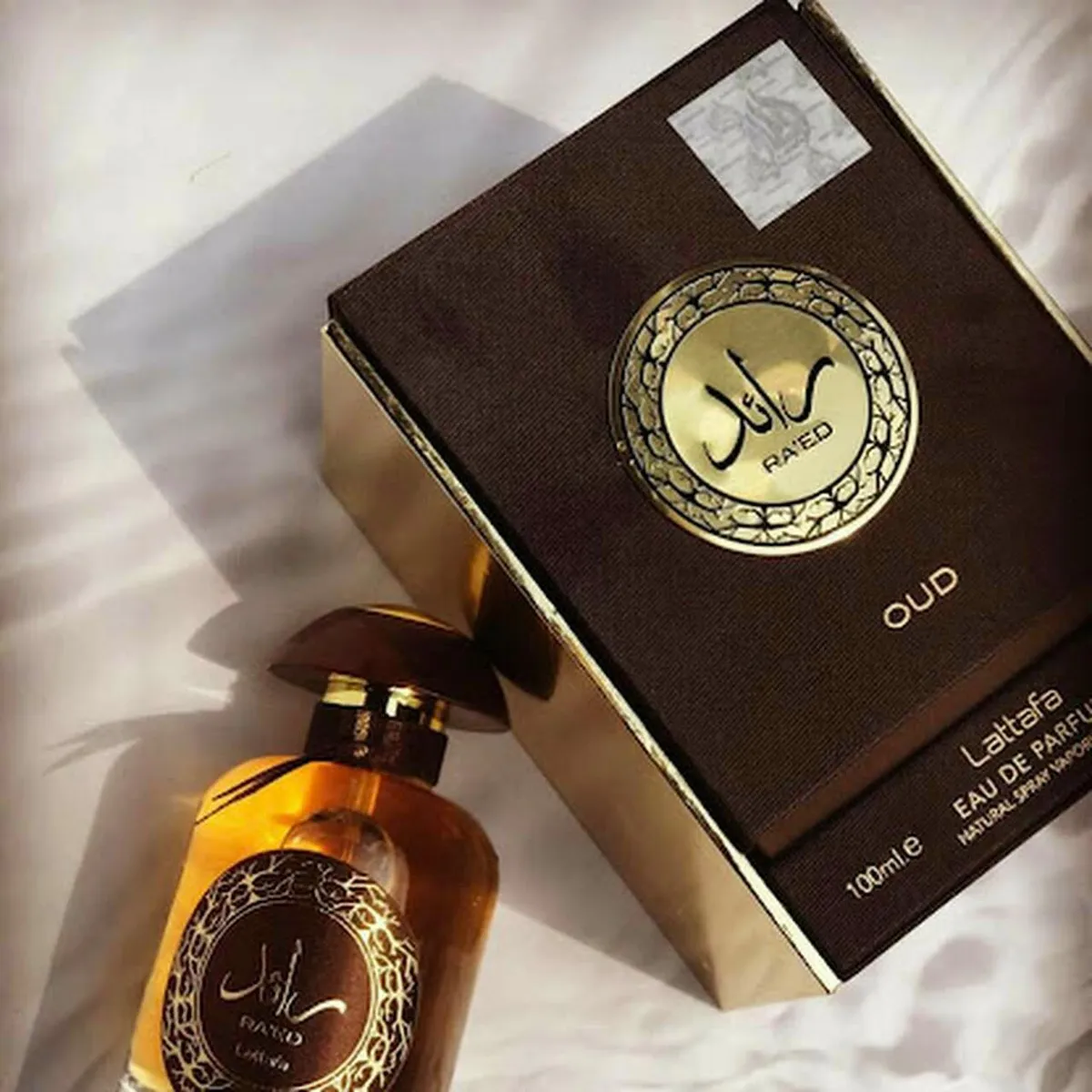 Raed Oud - Eau De Parfum Spray by Lattafa Perfumes ( 100ml)
