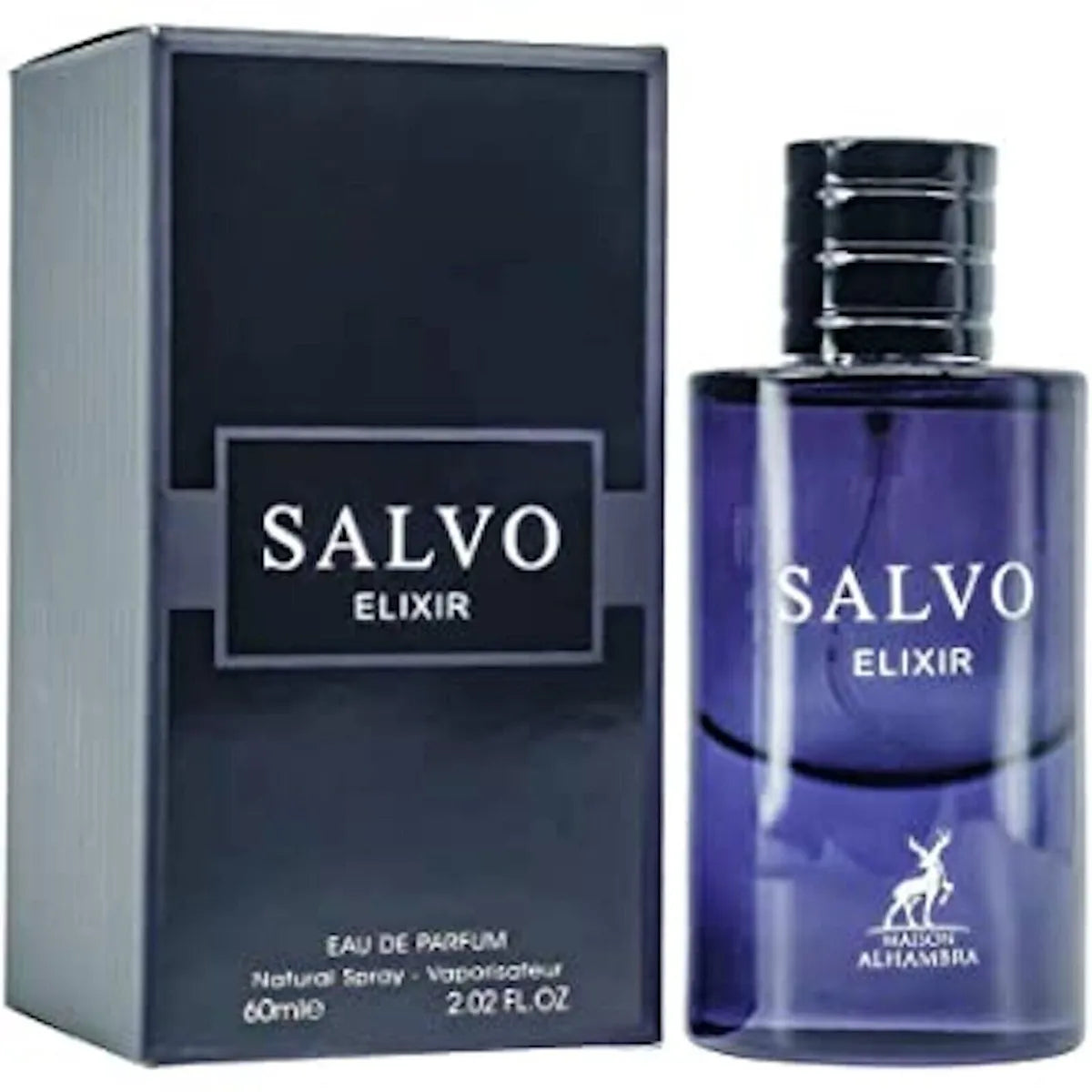 Salvo Elixir EDP (60ml) spray perfume by Lattafa (Maison Alhambra) | Khan El Khalili