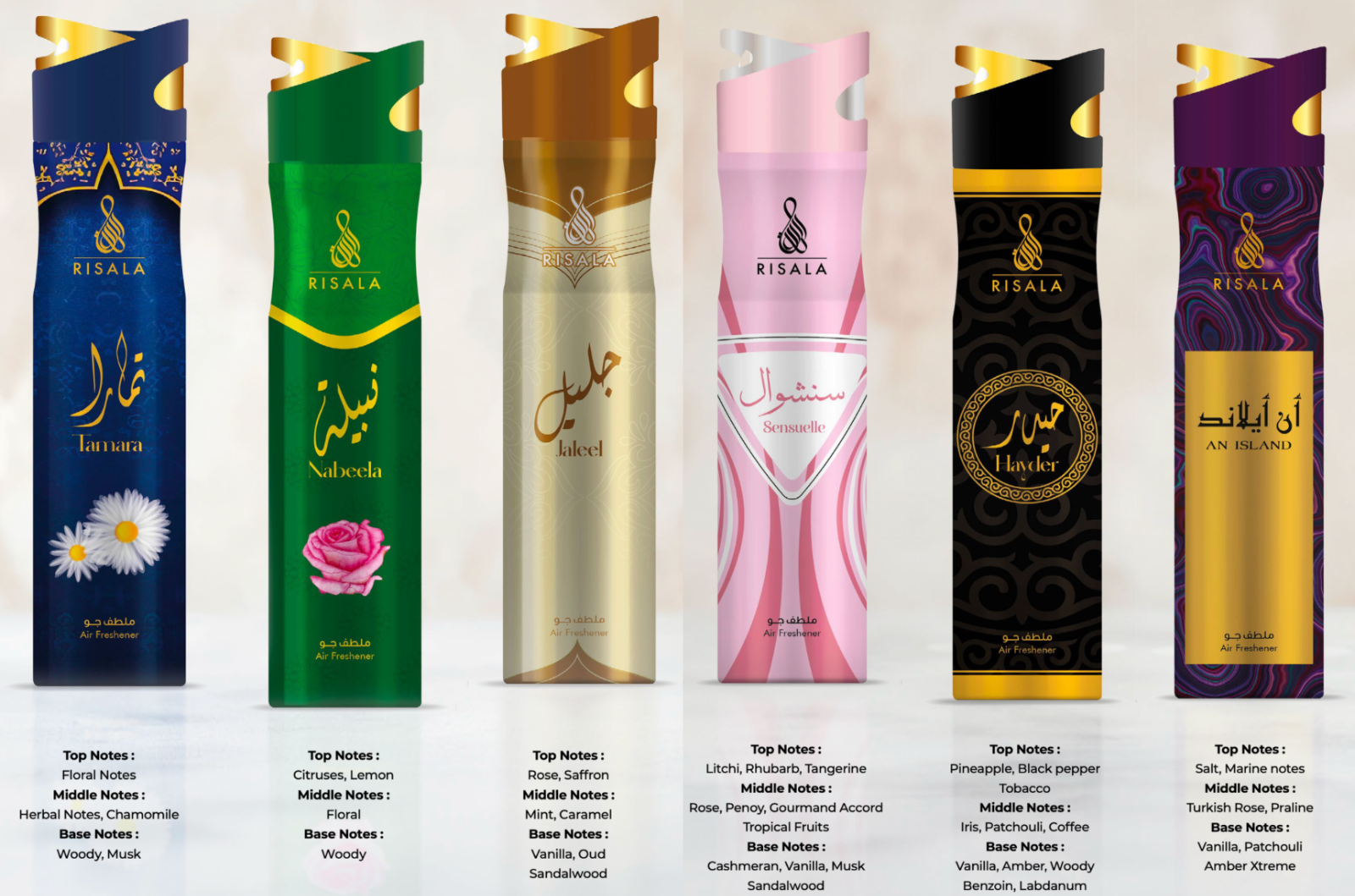Risala Air Freshener 6 Pack